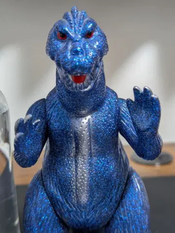 고질라 소프트 비닐 말산 Godzilla 1964 Blue Glitter