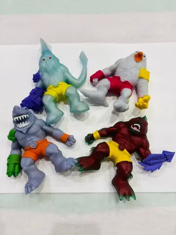 안도코 데아고스티니 &co 스트렛치즈 뮤턴트 파이터즈