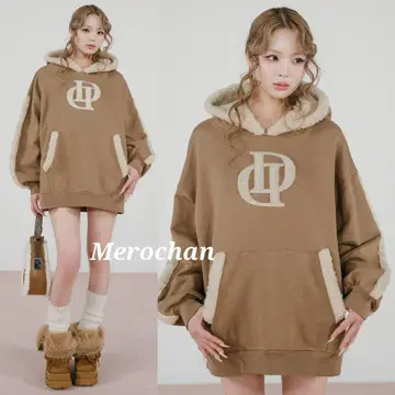다리치 DD 보아 후드티 [ 모카 ] 택 포함 새상품 긴팔