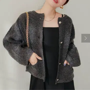 naturalcouture 내추럴 꾸뛰르 모코모코 보아 니트 자켓