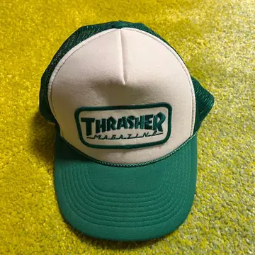 THRASHER Green 트래커 캡 tracker