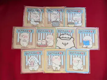 토모다치와 곰 식당 특전 코스터 풀컴프