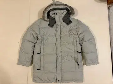 에디 바우어 그레이 후드 부착 다운 자켓