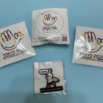 도쿄 2025 데프림픽 핀 배지