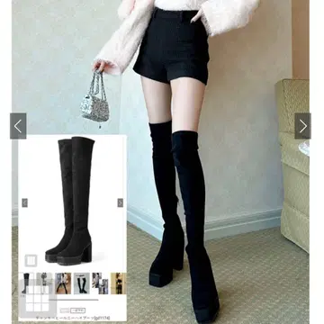 청키힐 니하이 부츠 GRL gd1174 롱 부츠