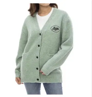 RVCA 민트 그린 가디건