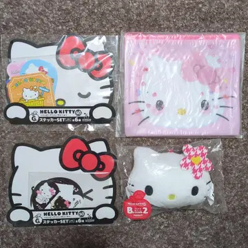 헬로키티 1번 복권 스티커 파우치 페이스 참