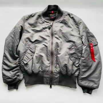 알파인더스트리 남성용 MA-1 플라이트 자켓 XL 그레이