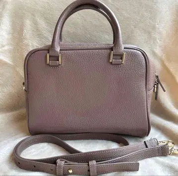 치아키 씨 프로듀스 10 포켓 미니 보스턴 백 이탈리아 가죽 새상품급