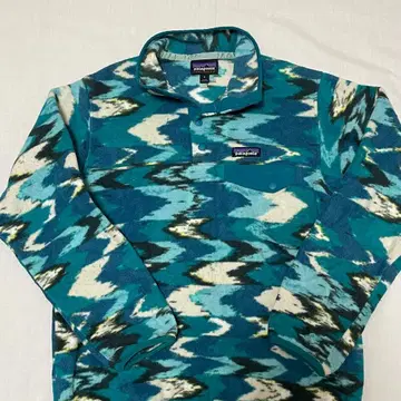 patagonia 스냅T 그린 올 패턴 S 신틸라