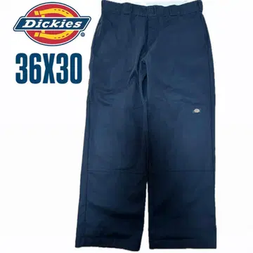 [ 즉시 구매 가능 ] DICKIES 더블니 W36 L30 네이비