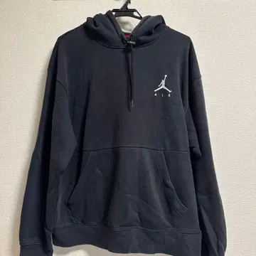 Jordan 블랙 후드 부착 후드티