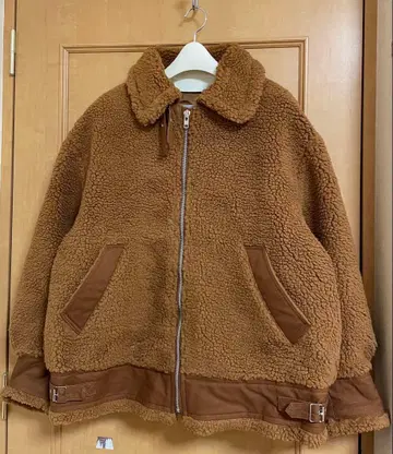 겨울 브라운 보아 아우터