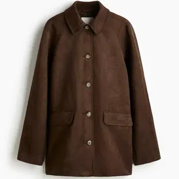 H&M 스웨이드 코트