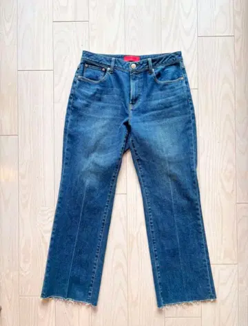 [ RED CARD TOKYO x 23구 ] 데님 플레어 팬츠 미드 블루