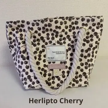 Herlipto Cherry 체리 토트 백 에스프레소