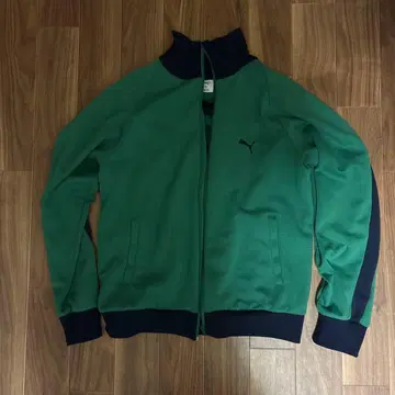 Puma 집업 자켓 M 그린/네이비