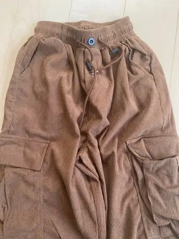 인기 코듀로이 와이드 카고 팬츠