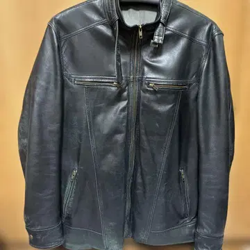 블랙 레더 자켓 vintage 양가죽