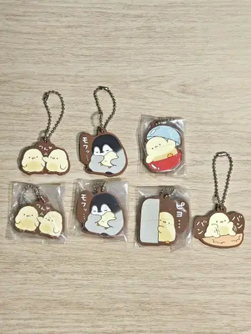 모후피요 모후토 러버 마스코트 전 5종 컴플리트