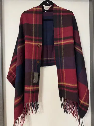 [ 루나 이메일 ] 체크 무늬 스톨 숄