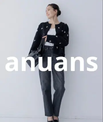 새상품급 anuans 데님 팬츠 0 그레이 여성용