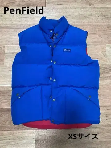 Penfield 다운 베스트 파랑 XS 사이즈