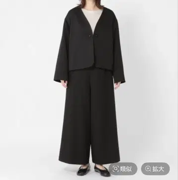 다리미질 불필요 셋업 블랙