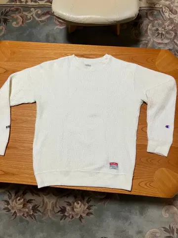Let it Ride Champion 와플 니트 L 사이즈 화이트