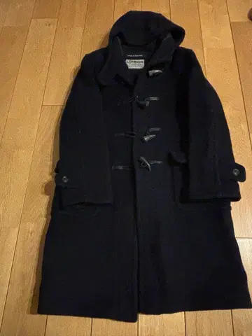 LONDON Tradition 네이비 더플 코트