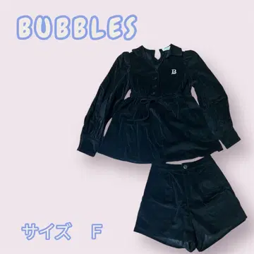 BUBBLES 블랙 셋업 사이즈 F