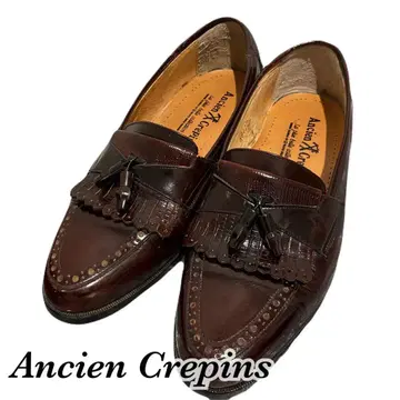 [ Ancien Crepins ] 다크 브라운 로퍼 25