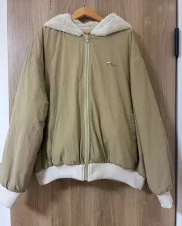 휠라 리버서블 퍼 블루종