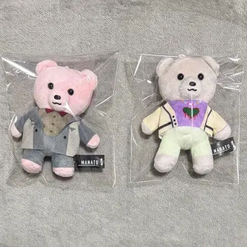 MANATO 곰 봉제 인형 2개 세트