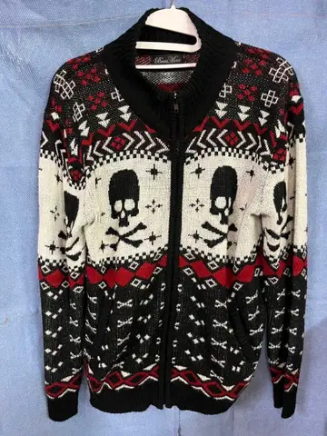 BeauMere 스컬 디자인 가디건 L 사이즈