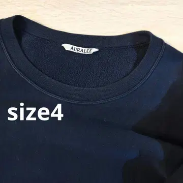 [무료배송!] AURALEE 오라리 맨투맨 트레이닝복 NAVY