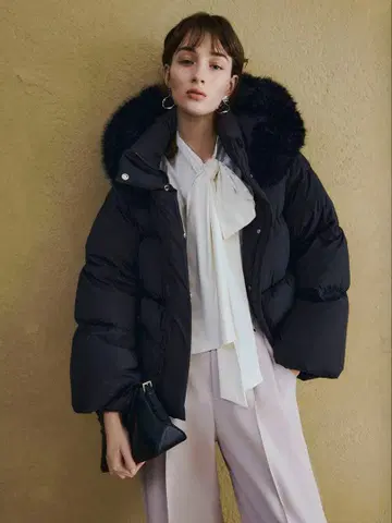 FRAY I.D 퍼 달린 다운 자켓 미사용품