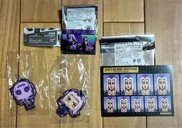 죠죠 5부 아바키오 증명사진풍, 장면 사진 배지 등 4세트