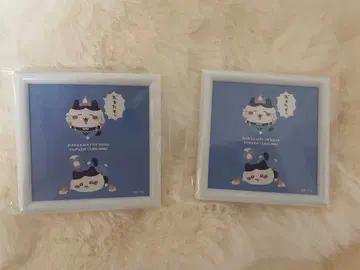 치이카와 (먼작귀) 두근두근 유원지 미니 프레임 아트 하치와레 2점