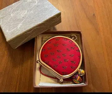 새상품 인덴야 동전 지갑 소품함 나비 패턴