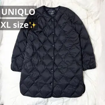 유니클로 울트라 라이트 다운 릴랙스 코트 XL 블랙 퀼팅
