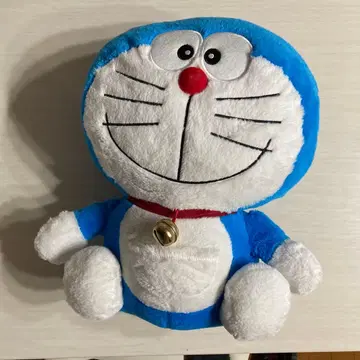 도라에몽 봉제 인형 오스왈리ver. 빨간색 목걸이와 방울