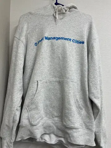 Lost Management Cities 그레이 후드티