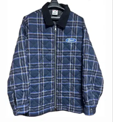 FACT 체크 퀼팅 자켓