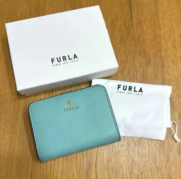 FURLA 까멜리아 가죽 스몰 컴팩트 지갑