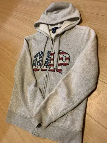 여성용 GAP 미국 국기 디자인 후드티 XXS