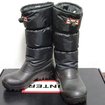 HUNTER 헌터 방한 롱 부츠 UK5 24cm 블랙