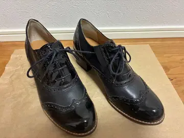 키다리 아저씨 23cm 블랙 레이스업 슈즈