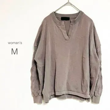 코라손 인터내셔널 키 넥 티셔츠 면 100 오버 사이즈