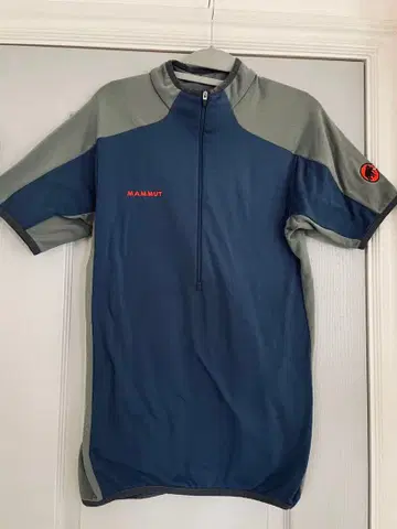 MAMMUT 마무트 하프 지퍼 반팔 셔츠*L